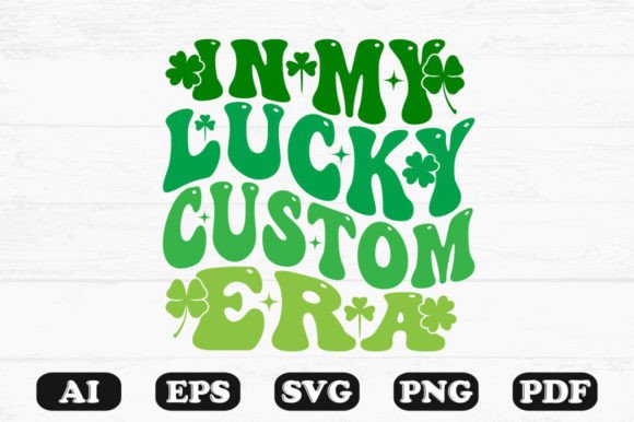 In My Lucky Custom Era Retro Wavy Svg: A Graphics & Crafts Review