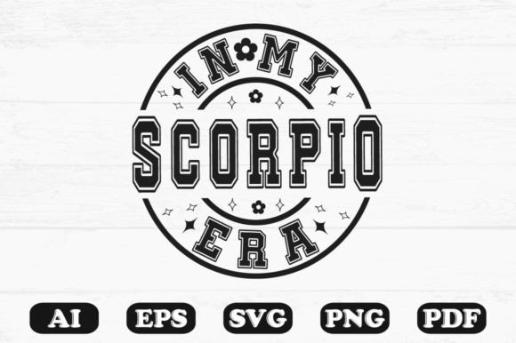 In My Scorpio Era Svg T-shirt Design: A Graphics and Crafts Review
