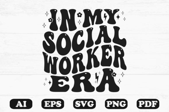 In My Social Worker Era Retro Wavy Svg Review