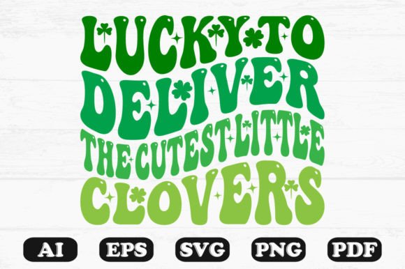 Lucky to Deliver the Cutest Little Clove Graphics for Crafts